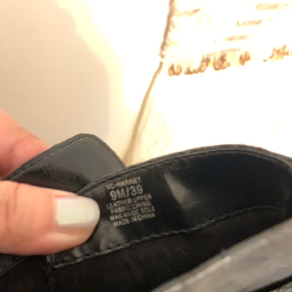 Leather Vince Camuto Heeled Ankle Boots - Picture 9 of 9